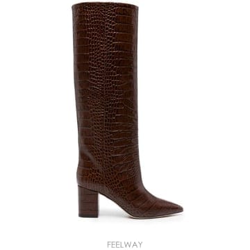 26 FW Paris Texas 안자 크로커다일 이펙트 부츠 70mm PX1019 TP456117272
