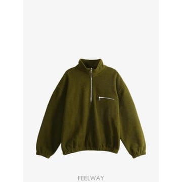 26 FW Rier 쿼터 지퍼 플리스 스웨트셔츠 NFL1SOILFLEECE TP457350294