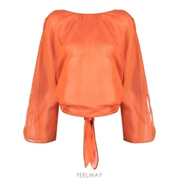 Alberta Ferretti 26 FW �˺���Ÿ�䷹Ƽ V�� ��Ҹ� ����콺 AEF231M02070130 TP45589132026 FW �˺���Ÿ�䷹Ƽ V�� ��Ҹ� ����콺 AEF231M020701