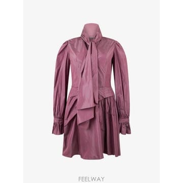 Alberta Ferretti 26 FW �˺���Ÿ�䷹Ƽ Ǫ�� ���� ���� Ŀ�� �̴� �巹�� A04036620 TP45785119826 FW �˺���Ÿ�䷹Ƽ Ǫ�� ���� ���� Ŀ�� �̴� �巹�� A