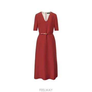 Fabiana Filippi 26 FW �ĺ�Ƴ��ʸ��� ��Ʈ V�� �̵� �巹�� ABD216F148D8700000 TP45614475526 FW �ĺ�Ƴ��ʸ��� ��Ʈ V�� �̵� �巹�� ABD216F148D8