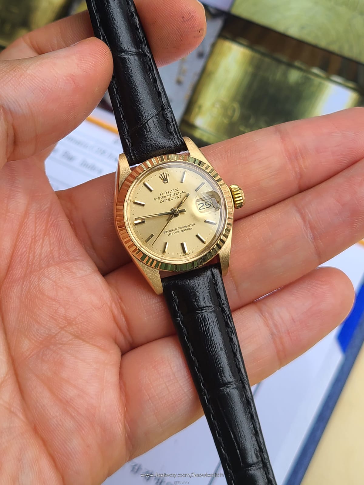 Rolex [�����ġ] �ѷ��� ������ ��������Ʈ �����ΰ�� 18K ���ο��� ����[�����ġ] �ѷ��� ������ ��������Ʈ �����ΰ�� 18K ��