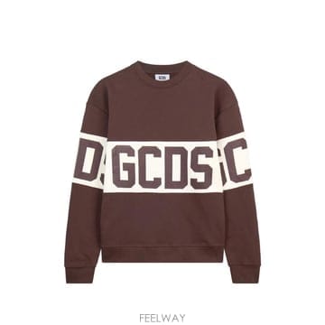 26 FW GCDS 로고 인타르시아 크루 넥 스웨트셔츠 Z0MLQE139F004 TP457248732