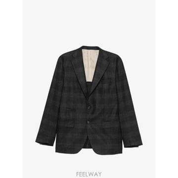 일레븐티 체크 패턴 블레이저
