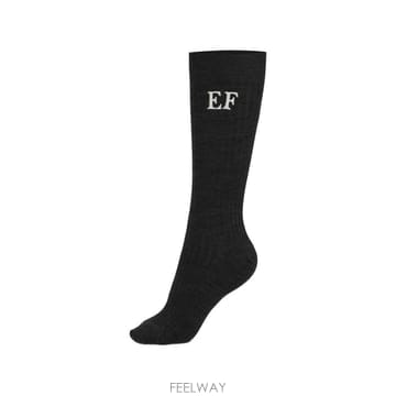 Elisabetta Franchi 26 FW Elisabetta Franchi stretch wool socks with logo CZ11A626 FW Elisabetta Franchi stretch wool socks with logo 