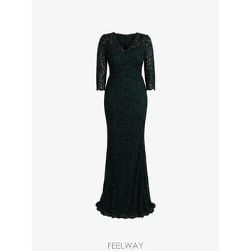 Dolce&Gabbana 26 FW ��ü�ذ��ٳ� �÷η� ���̽� V�� �ƽ� �巹�� F6F3NT TP45924574626 FW ��ü�ذ��ٳ� �÷η� ���̽� V�� �ƽ� �巹�� F6F3N