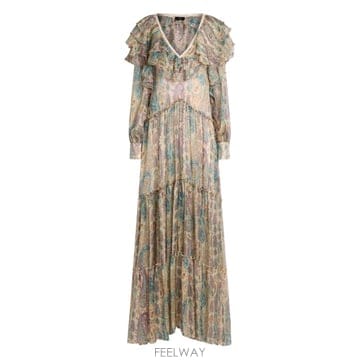 ETRO 26 FW ��Ʈ�� �÷η� ������ ��Ƽ�� ��ũ �� �巹�� WRHA056699SA1N4 TP45445559726 FW ��Ʈ�� �÷η� ������ ��Ƽ�� ��ũ �� �巹�� WRH