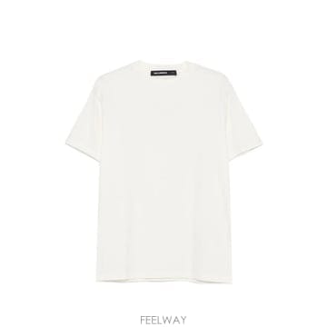 26 FW 칼라거펠트 로고 자수 크루넥 티셔츠 755047563221 TP457518692