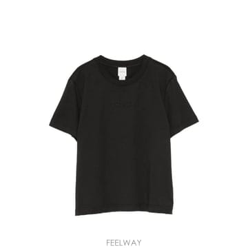 캘빈클라인 로고 자수 티셔츠