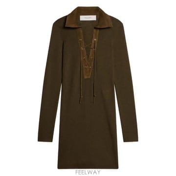 Golden Goose 26 FW ��籸�� ���̽��� Į�� ��Ʈ �̴� �巹�� GWP02466P002111 TP45767476026 FW ��籸�� ���̽��� Į�� ��Ʈ �̴� �巹�� GWP02466