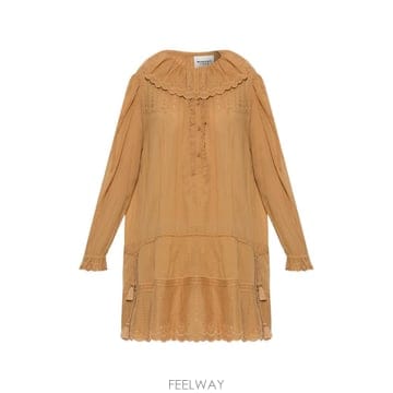 Isabel Marant 26 FW ���ں����� ���ѿ� ����� ��ε帮 �ӱ۷��� ���� �̴� �巹�� RO1130FAD3J10E TP45626 FW ���ں����� ���ѿ� ����� ��ε帮 �ӱ۷��� ���� 