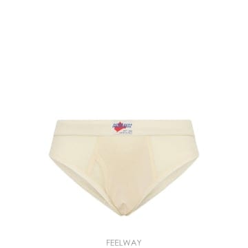 디스퀘어드2 스키 패스 로고 패치 팬티