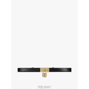 26 FW Elisabetta Franchi 패드락 디테일 레더 벨트 CT37S67E2 TP458780964