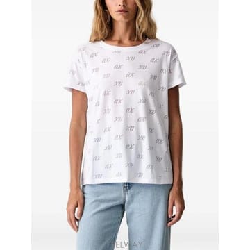 Armani 26 FW Armani Exchange �ΰ� ����Ʈ ũ�� �� Ƽ���� XW002770AF1 TP4574760926 FW Armani Exchange �ΰ� ����Ʈ ũ�� �� Ƽ���� XW002