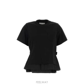 Sacai 26 FW ��ī�� belted layered T shirt 2608747 TP45924459926 FW ��ī�� belted layered T shirt 2608747 TP45924459
