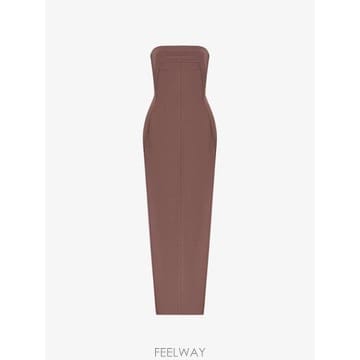 Rick Owens 26 FW �������� ��Ʈ������ �г� �巹�� RP02F5524WST TP45746995126 FW �������� ��Ʈ������ �г� �巹�� RP02F5524WST TP4