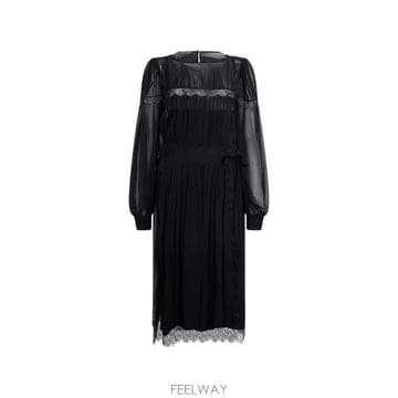 Alberta Ferretti 26 FW �˺���Ÿ�䷹Ƽ ���̽� Ʈ���� ��ũ �̵� �巹�� A04266614 TP45742293526 FW �˺���Ÿ�䷹Ƽ ���̽� Ʈ���� ��ũ �̵� �巹�� A0