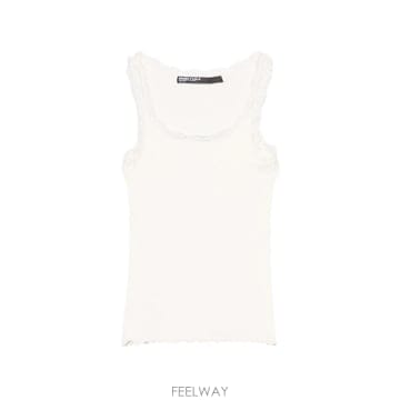 | Other Brand | 26 FW BIMBA Y LOLA  ivory ribbed vest top 262BR745510070 TP426 FW BIMBA Y LOLA  ivory ribbed vest top 262BR7455100