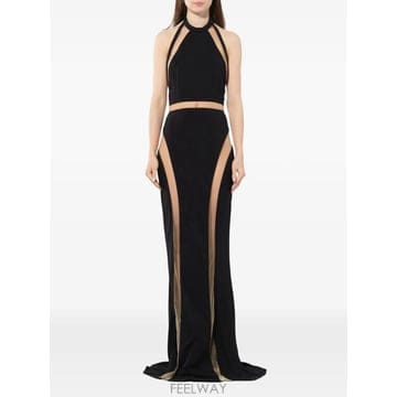 Balmain 26 FW �߸� �ƾƿ� Ȧ�ͳ� �ƽ� �巹�� 3314157D TP45471833326 FW �߸� �ƾƿ� Ȧ�ͳ� �ƽ� �巹�� 3314157D TP454718