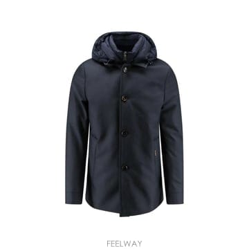 MOORER 26 FW ������ hooded button up jacket MOUGI101289 TP45857772226 FW ������ hooded button up jacket MOUGI101289 TP458