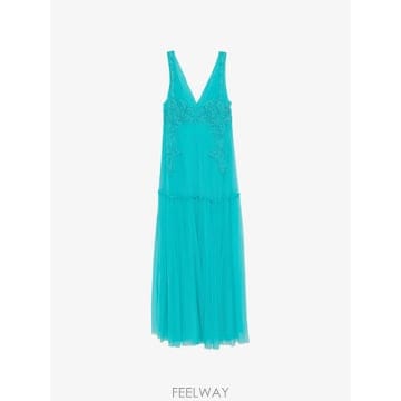 Alberta Ferretti 26 FW �˺���Ÿ�䷹Ƽ ���̽� ���ø��� �̴� �巹�� A014140114 TP45778411526 FW �˺���Ÿ�䷹Ƽ ���̽� ���ø��� �̴� �巹�� A0141