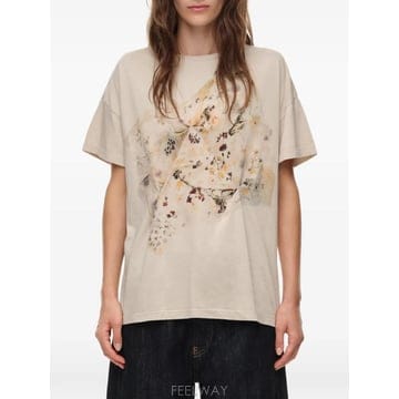| Other Brand | 26 FW BIMBA Y LOLA  floral print T shirt 262BR744010551 TP4526 FW BIMBA Y LOLA  floral print T shirt 262BR74401055