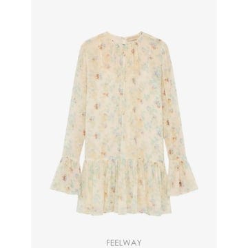 ULLA JOHNSON 26 FW ��� ���� ���Ḱ �÷η� ����Ʈ ���� �̴� �巹�� PF260122 TP45666245526 FW ��� ���� ���Ḱ �÷η� ����Ʈ ���� �̴� �巹�� 