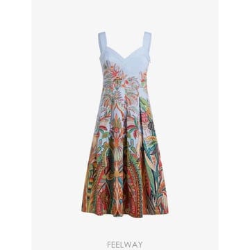 ETRO 26 FW ��Ʈ�� ������ ����Ʈ �ø��� �̵� �巹�� WRHA025399SP51I TP45490922926 FW ��Ʈ�� ������ ����Ʈ �ø��� �̵� �巹�� WRHA02