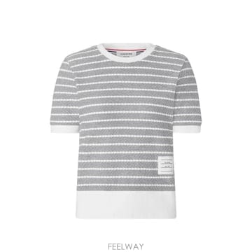 Thom Browne 26 FW ����� ��Ʈ������ ����� ���� Ƽ���� FJS228AJ0268 TP45490769726 FW ����� ��Ʈ������ ����� ���� Ƽ���� FJS228AJ0