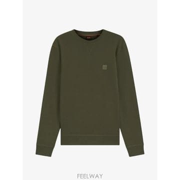 26 FW 보스 로고 패치 스웨트셔츠 50509323 TP458163894