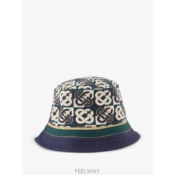 26 FW 카사블랑카 모노그램 프린트 버킷 햇 AHAT00303 TP458465732