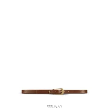 26 FW Elisabetta Franchi 로고 디테일 레더 벨트 CT31S66E2 TP458760479