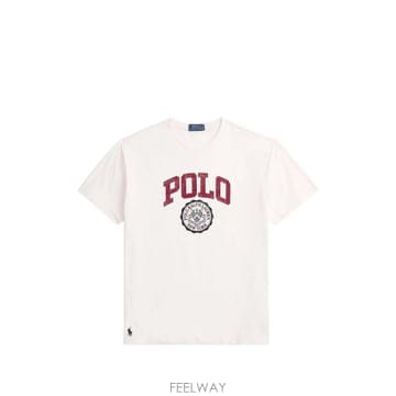 26 FW 폴로 랄프로렌 맞춤형 슬림 핏 로고 티셔츠 710B30185004 TP457658016