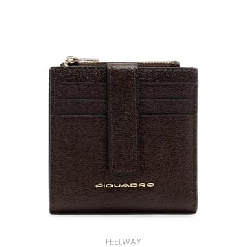 26 FW 피콰드로 지퍼 포켓 레더 카드홀더 PP6843W140R TP458563669