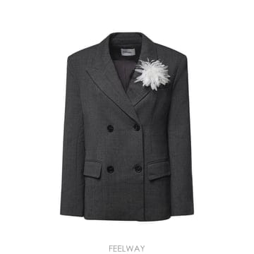 Self Portrait 26 FW ������Ʈ����Ʈ �׷��� ���� �극��Ƽ�� �ö�� �������� AW26082JGR TP45757345926 FW ������Ʈ����Ʈ �׷��� ���� �극��Ƽ�� �ö�� ��