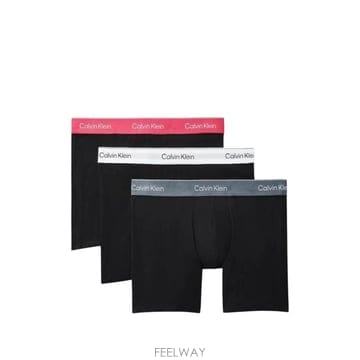 캘빈클라인 로고 밴드 복서 브리프 3팩