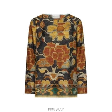 | Other Brand | 26 FW Pierre Louis Mascia �÷η� ����Ʈ ��ũ ����콺 ALOESCML12951SE51926 FW Pierre Louis Mascia �÷η� ����Ʈ ��ũ ����콺 