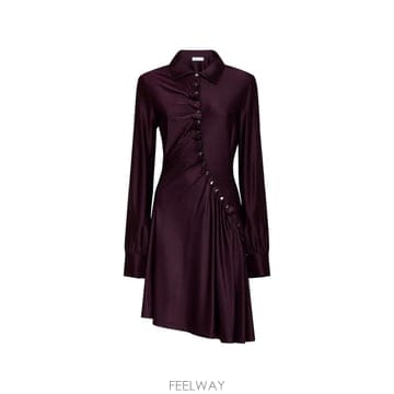 rabanne 26 FW ��� ���� �巹���� �̴� ����Ÿ �巹�� 26AJRO377VI0267P534 TP45479750826 FW ��� ���� �巹���� �̴� ����Ÿ �巹�� 26AJRO377V