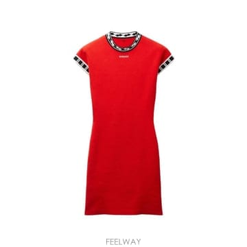 Versace 26 FW ������ü ��ư ��Ʈ �̴� �巹�� 10257671A18356 TP45479741126 FW ������ü ��ư ��Ʈ �̴� �巹�� 10257671A18356 TP