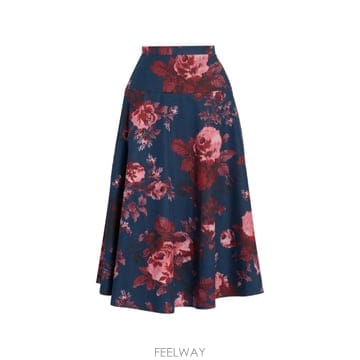 ERDEM 26 FW ������ floral print A line skirt AW26S452714001 TP457376726 FW ������ floral print A line skirt AW26S452714001 