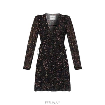 Isabel Marant 26 FW ���ں����� ���ѿ� �÷η� �÷η� ����Ʈ �̴� �巹�� RO1084FAD3J01E TP4559929826 FW ���ں����� ���ѿ� �÷η� �÷η� ����Ʈ �̴� �巹