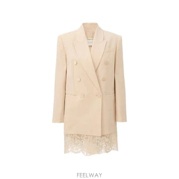 Zimmermann 26 FW ���Ӹ� lace trim double breasted blazer 9536JF261 TP4586526 FW ���Ӹ� lace trim double breasted blazer 9536JF26