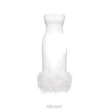 | Other Brand | 26 FW POST MERIDIEM ��� Ʈ���� ��ƾ �̵� �巹�� FEATHERDETAILSATINSHEAT26 FW POST MERIDIEM ��� Ʈ���� ��ƾ �̵� �巹�� FEATH