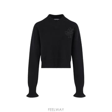 Cecilie Bahnsen 26 FW ���Ǹ��� �ݼ� V�� ���� �ڼ� ������ 226KNI51003 TP45678196326 FW ���Ǹ��� �ݼ� V�� ���� �ڼ� ������ 226KNI51003 T