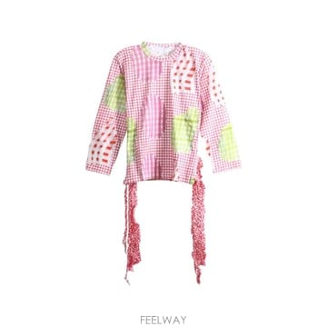 Comme des Garcons 26 FW �ĵ������� gingham ruffled blouse TRT017051 TP45850671126 FW �ĵ������� gingham ruffled blouse TRT017051 TP45