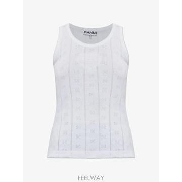 GANNI 26 FW ���� �ΰ� ��ġ ������ ��Ʈ ž A1040450 TP45883942426 FW ���� �ΰ� ��ġ ������ ��Ʈ ž A1040450 TP4588394