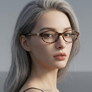 미우미우 안경테 MU09XVF VAU 1O1 박소담 착용 호피 오벌 뿔테 아시안핏 명품