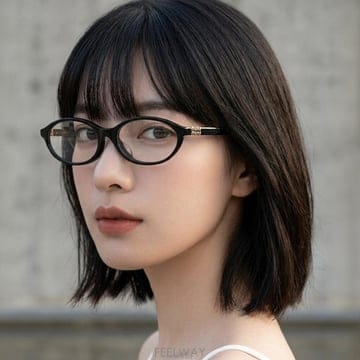 미우미우 안경테 MU09XVF 16K 1O1 박소담 아시안핏 라운드 긱시크 명품 남자 여자