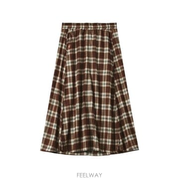 | Other Brand | 26 FW CHOCOOLATE check pattern A line skirt B1XSKW02241X TP426 FW CHOCOOLATE check pattern A line skirt B1XSKW0224