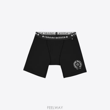 크롬하츠 박서 브리프 롱 블랙화이트